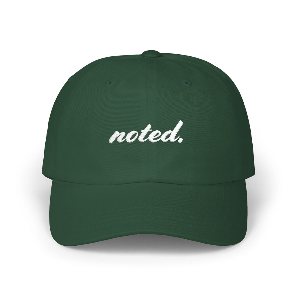 noted cap green