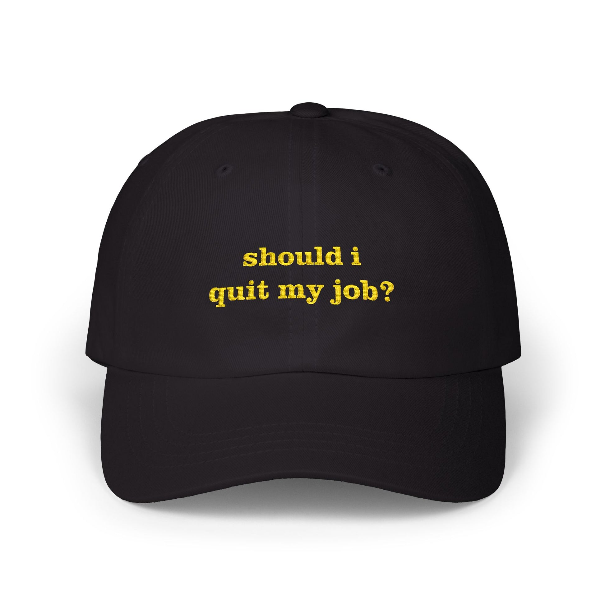 should i quit my job hat black